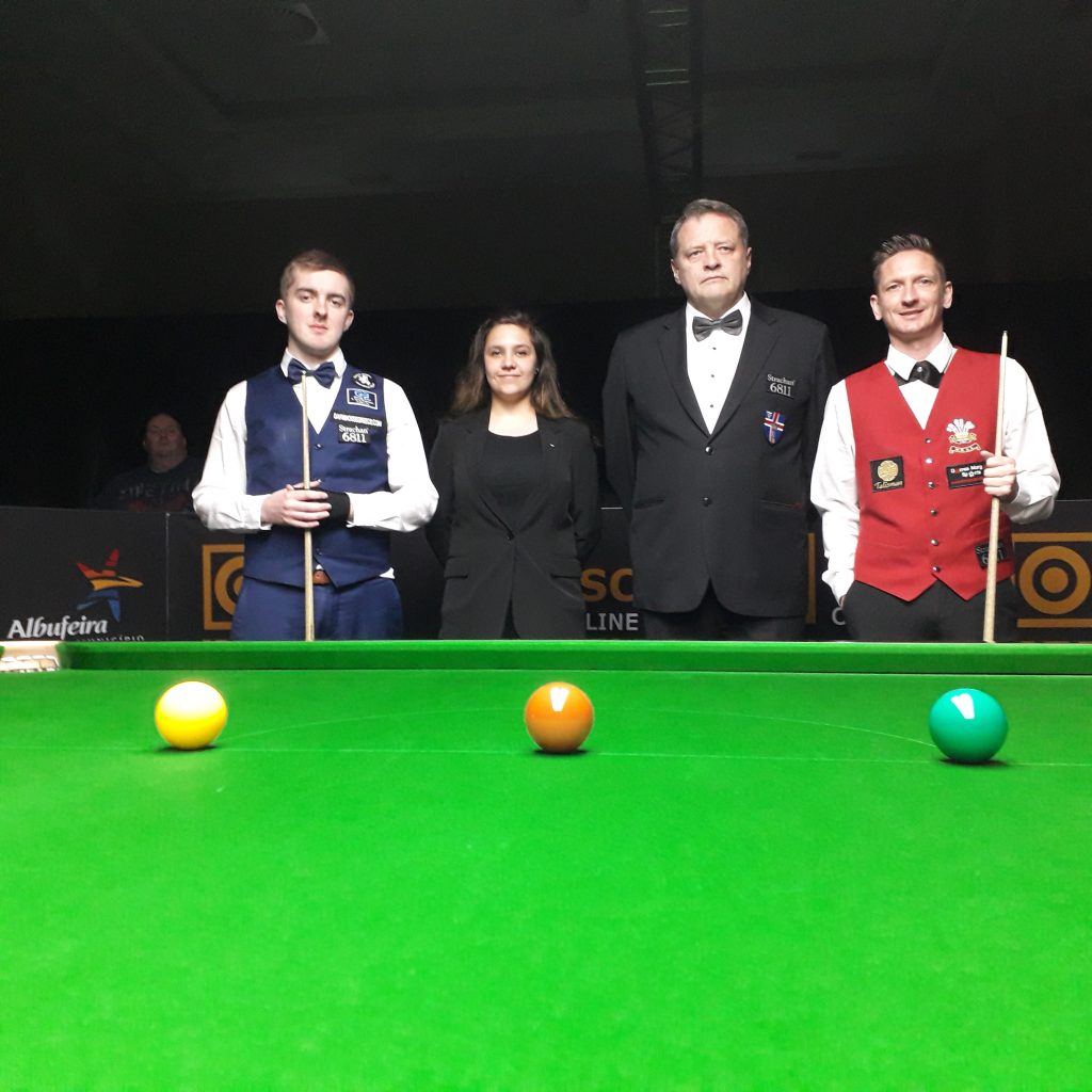 Pagett beat Muir at the European Snooker Championships Semi-Final