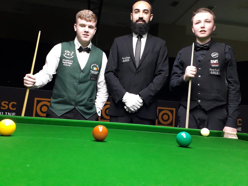 Aaron Hill will play Hayden Staniland in U21 European Snooker Championships final
