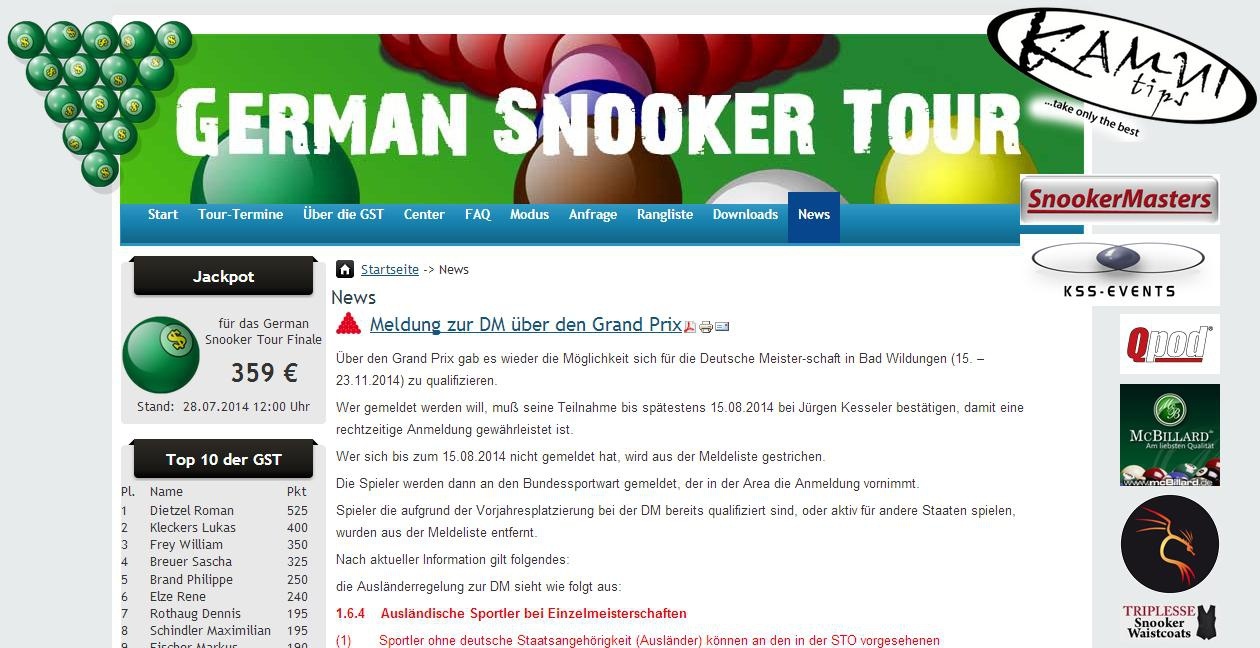 German Snooker Tour
